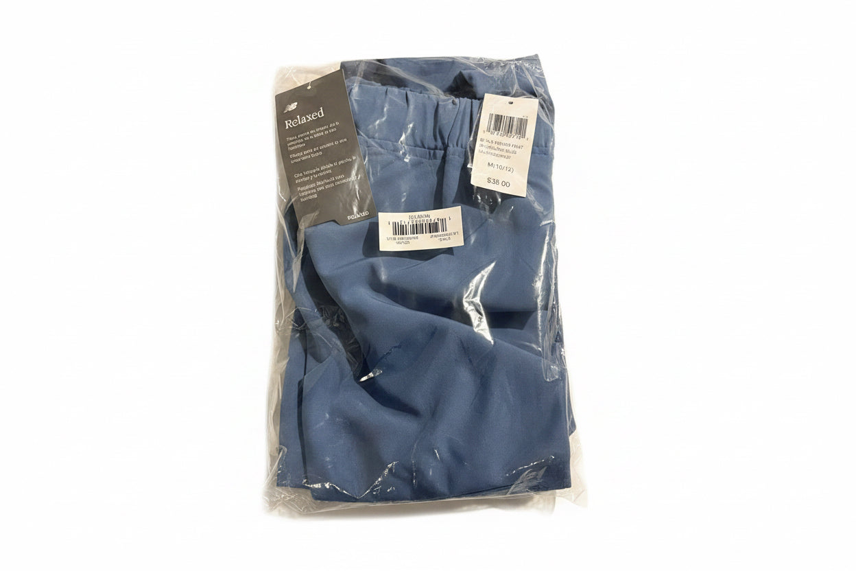 New Balance Relaxed Fit Jogger /Cargo Pants Shoreline Blue  Drawstring M (10/12)