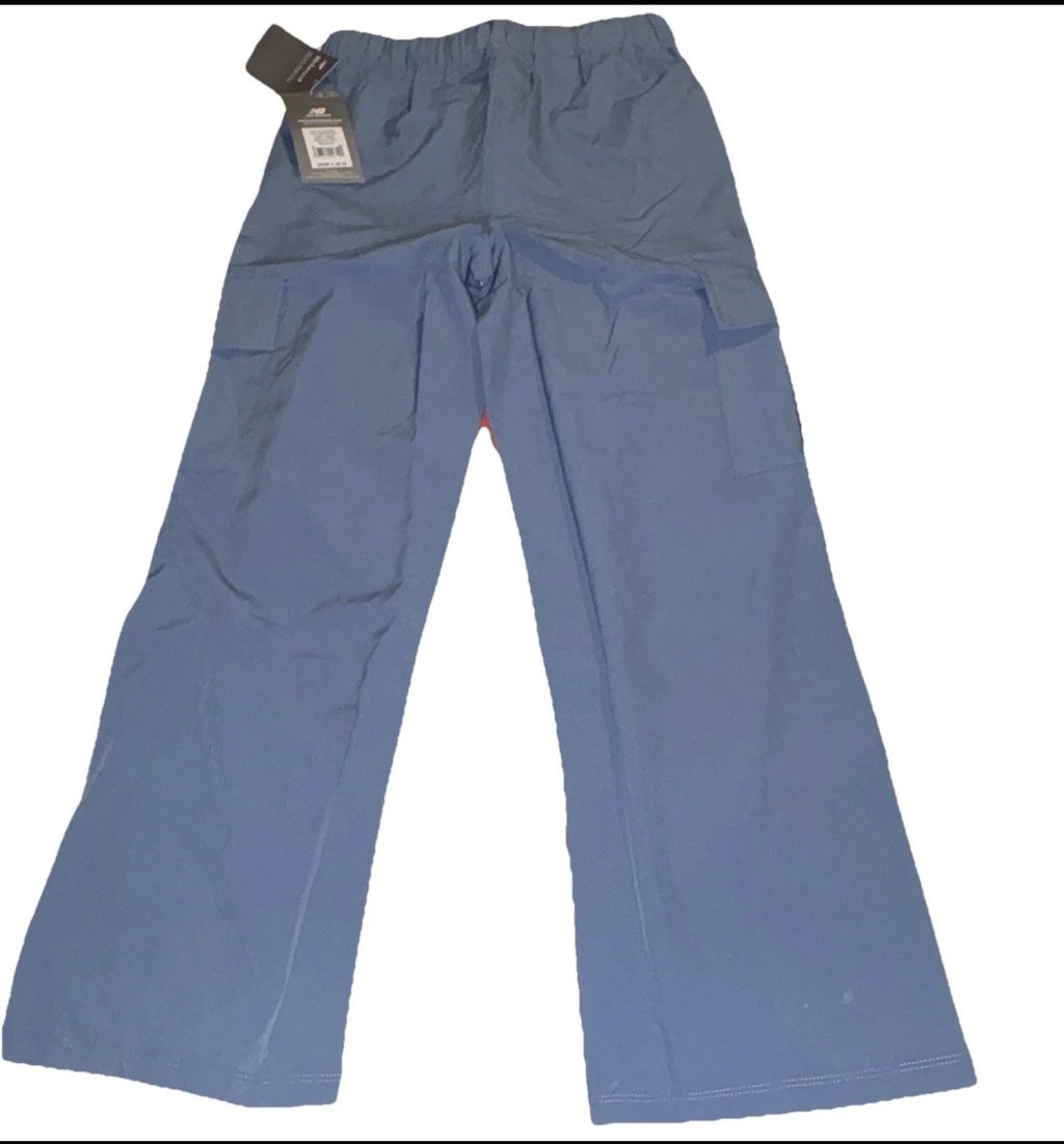 New Balance Relaxed Fit Jogger /Cargo Pants Shoreline Blue  Drawstring S (7/8)