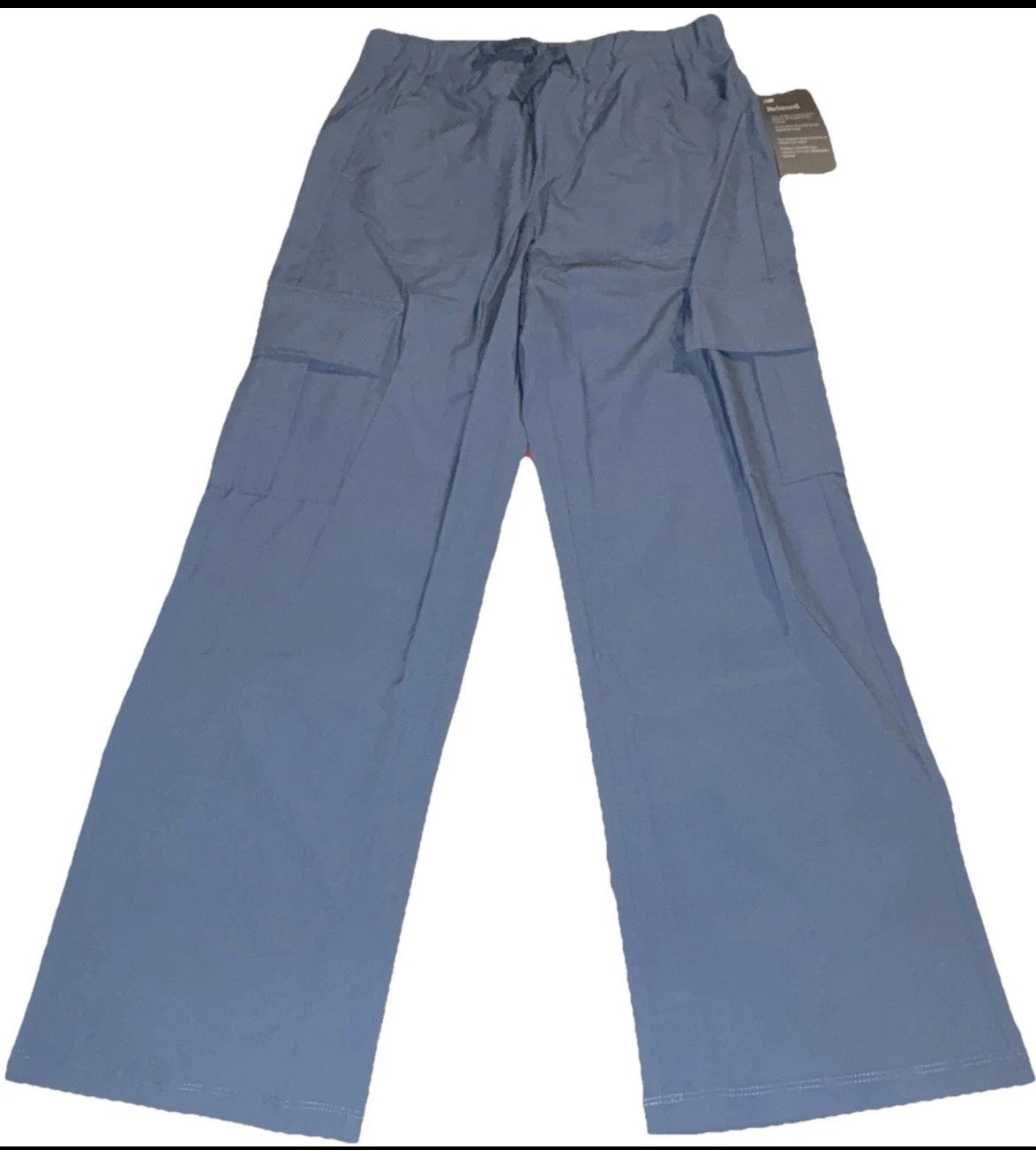 New Balance Relaxed Fit Jogger /Cargo Pants Shoreline Blue  Drawstring L (14-16)