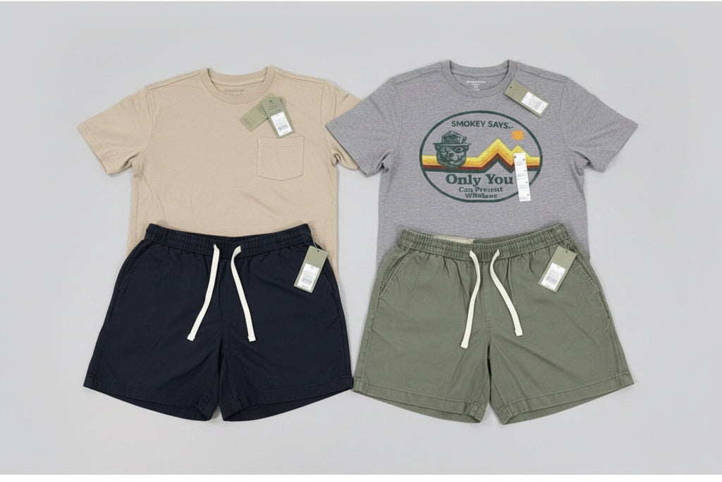 Goodfellow &Co 4 piece men’s Medium Summer set shorts & T-Shirts